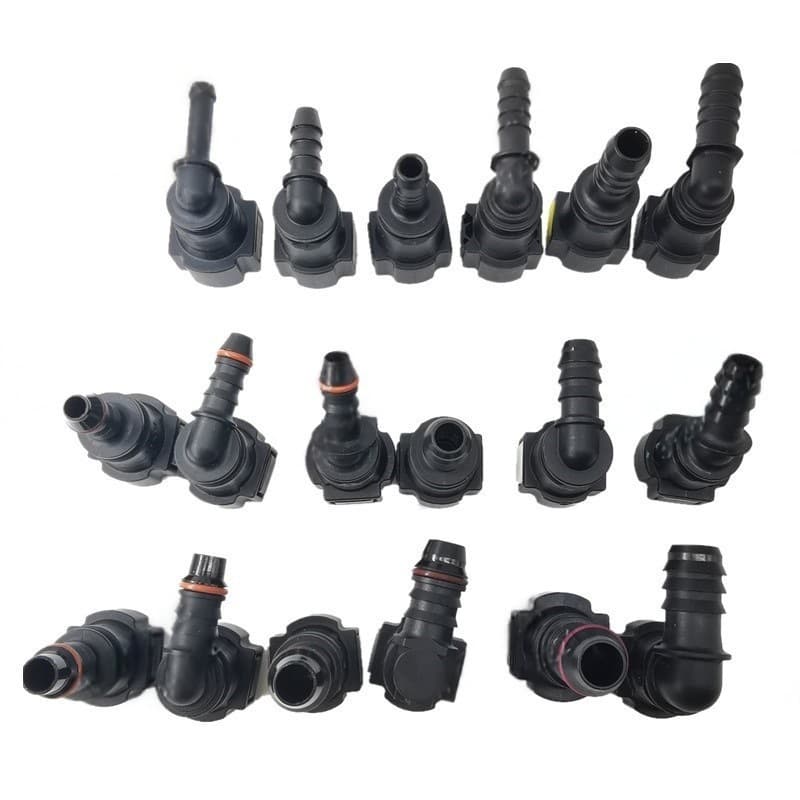 Car Fuel Line Quick Connector 9.49 ID6 ID8 Gasoline Diesel Dual Clamp 3