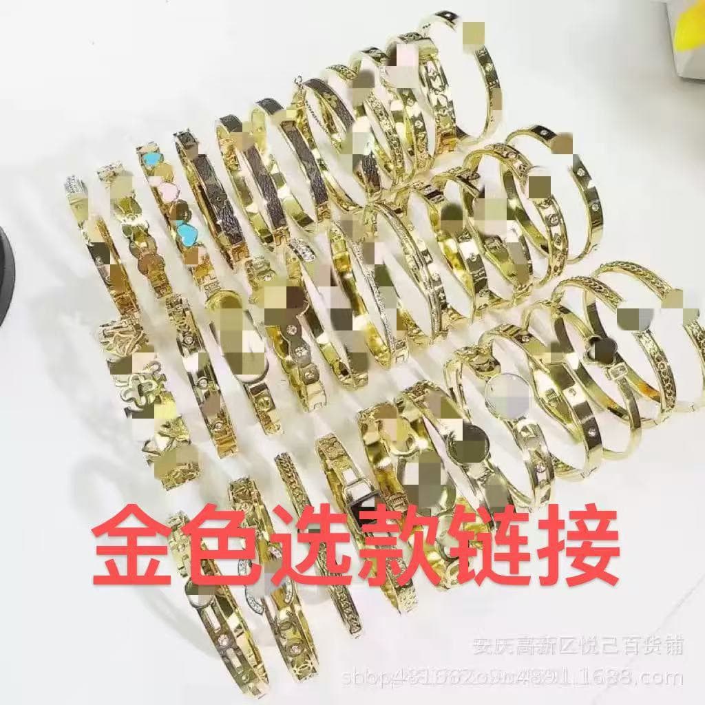 Bracelet stainless steel, jewelry, European style 1
