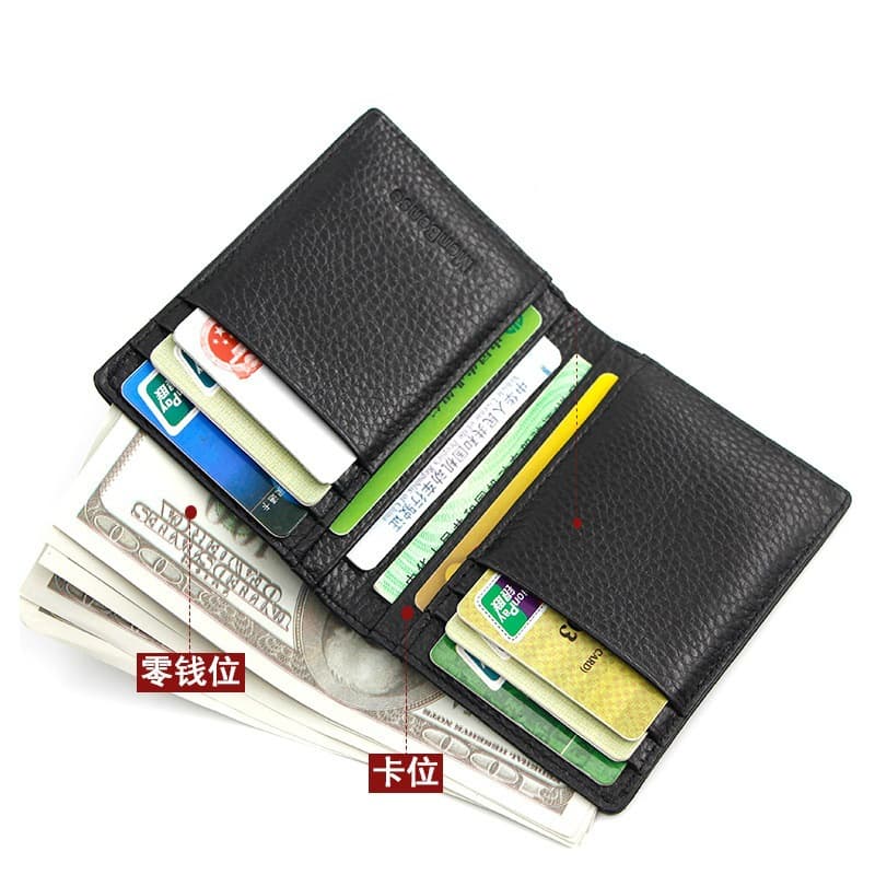 [rd Wallet Wallet Card Holder Men's Leather Wallet Thin Small] 2