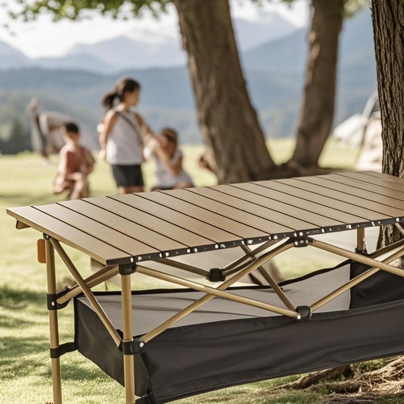 Travel folding handheld picnic table for camping for table, set, equipment, full set