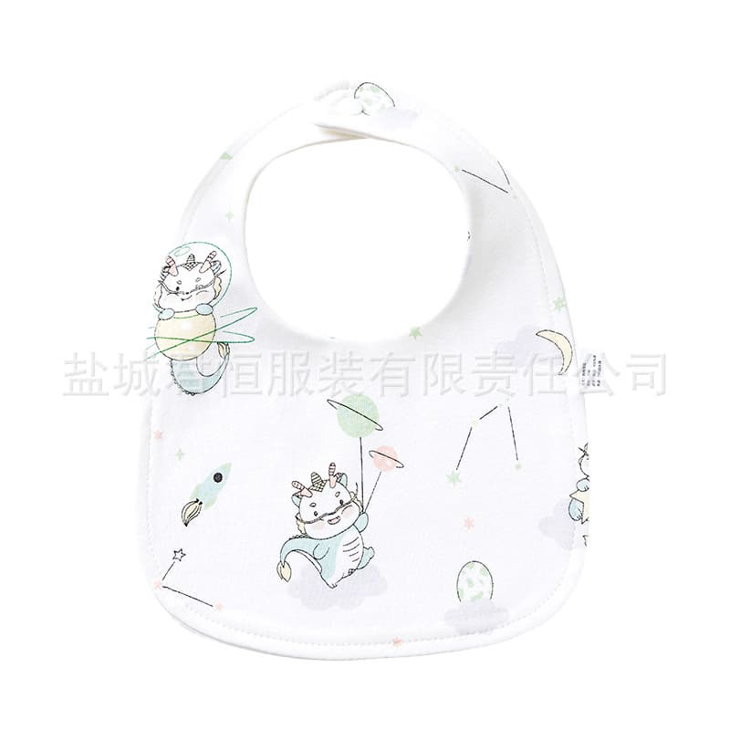 Children's cotton protective waterproof eating bib for new born, 0-36 month 5