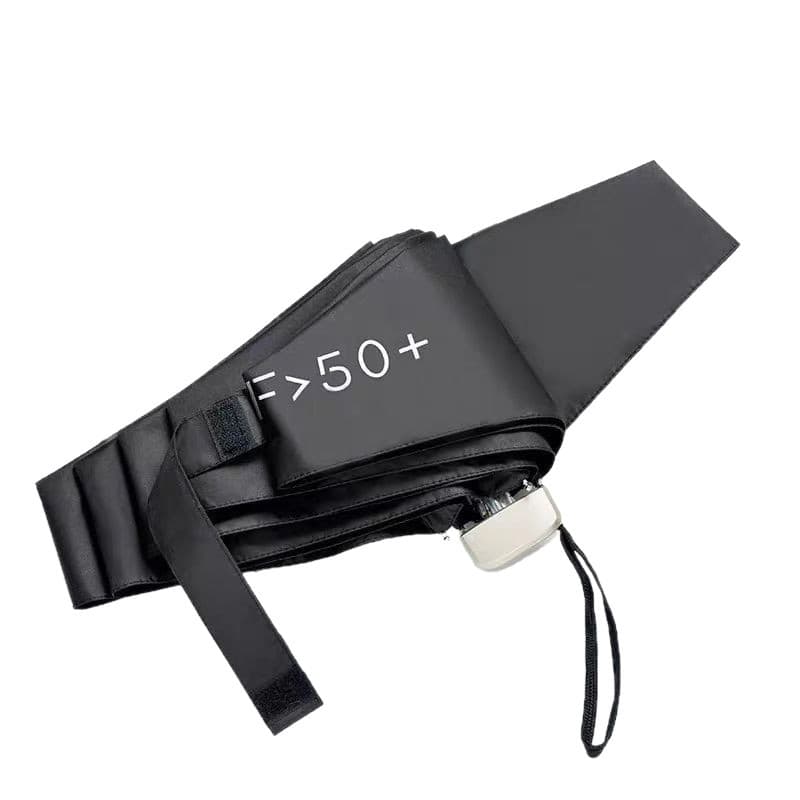 Capsule, handheld umbrella solar-powered, increased thickness, sun protection, UF-protection, custom-made 5