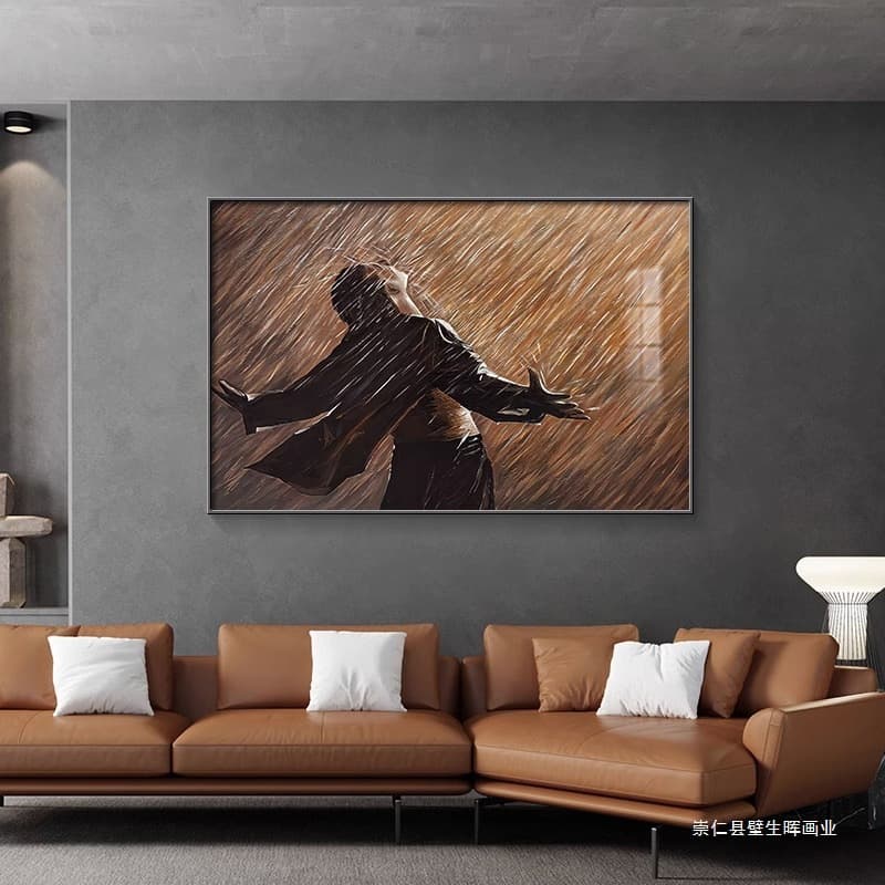 Shawshank's redemption hanging painting niche art bedroom decoration painting inspirational movie poster study background wall mural 1