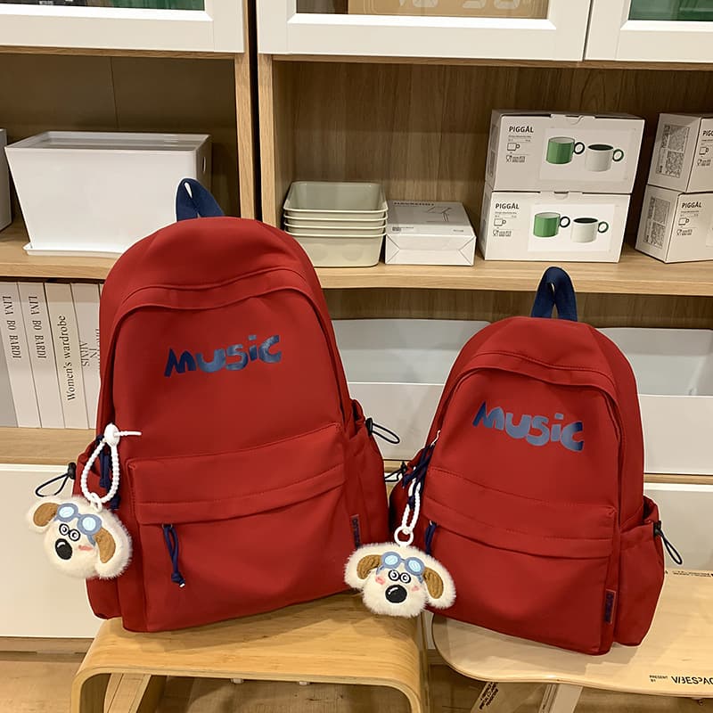 Capacious school bag for traveling, backpack, Korean style, worn on the shoulder 2