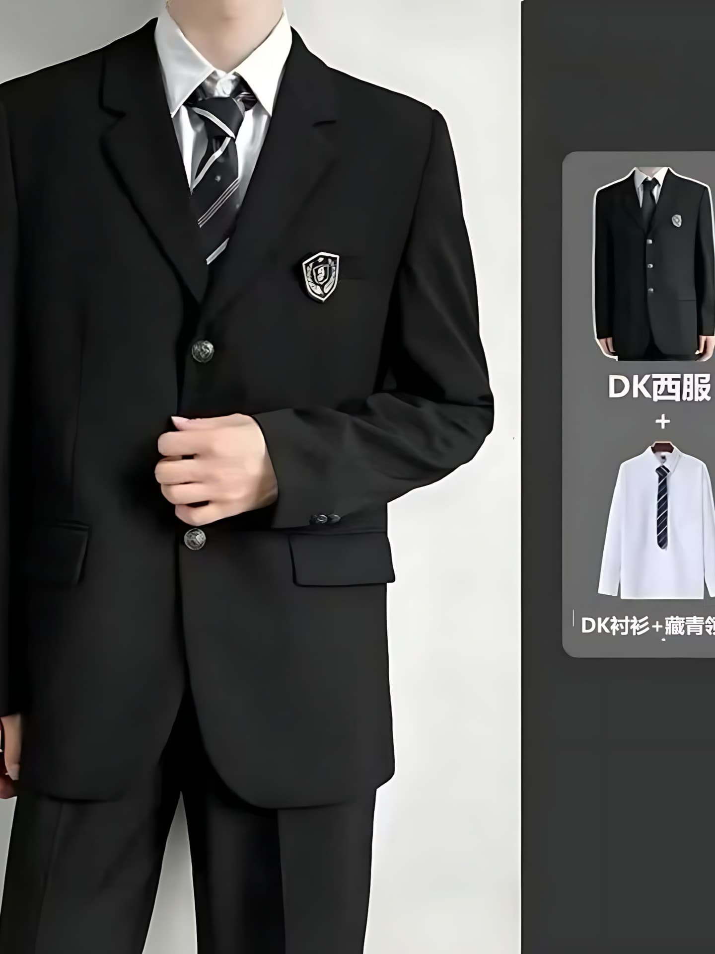 Japanese uniform, suit, jacket, dress for students, set, high-quality style, cosplay 3