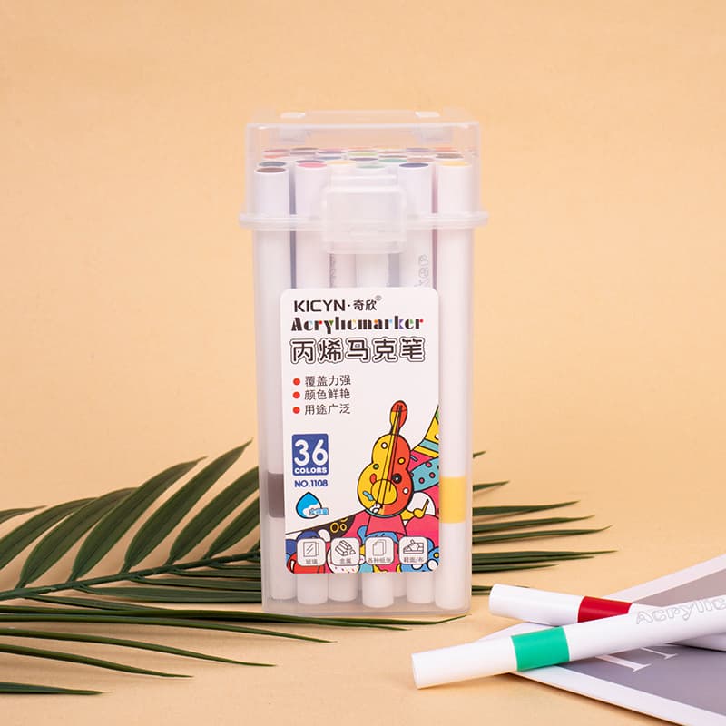 Acrylic, handheld marker, children's art stationery, watercolour, crayons, coloring book, brush, new collection, hand painting, DIY, washable 3