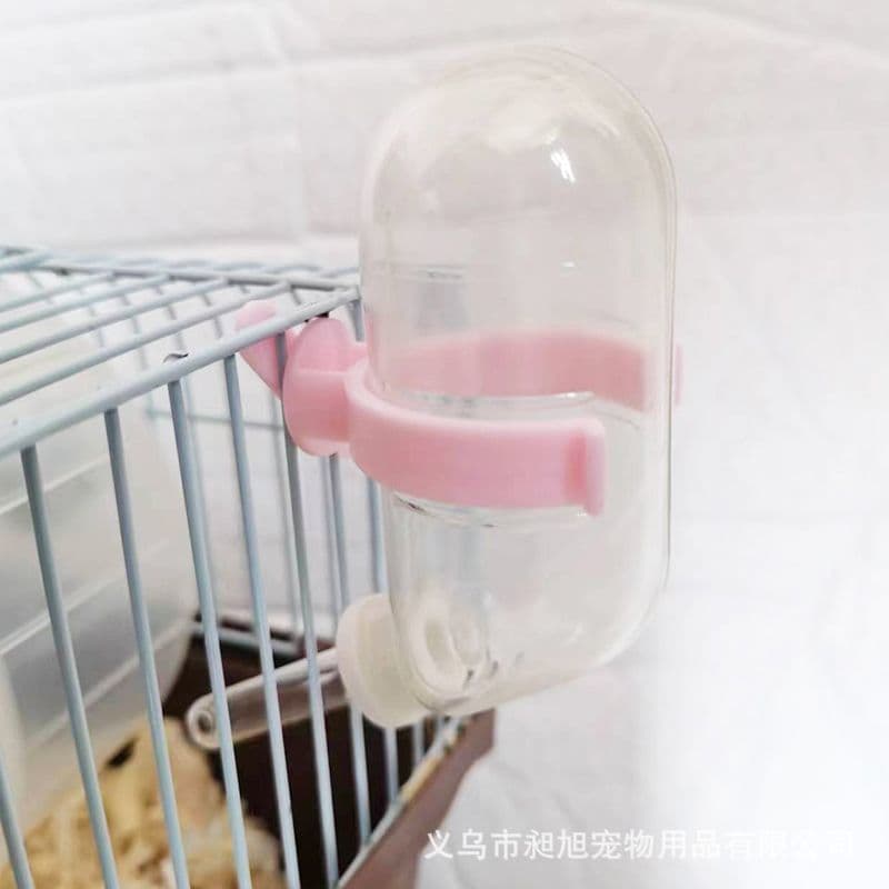 Golden Silk Bear Rolling Ball Water Kettle Hamster Drinking Water Cage Accessories Water Feeder Bunny Flower Branch Rat Special Drinking Water Vegetable 3