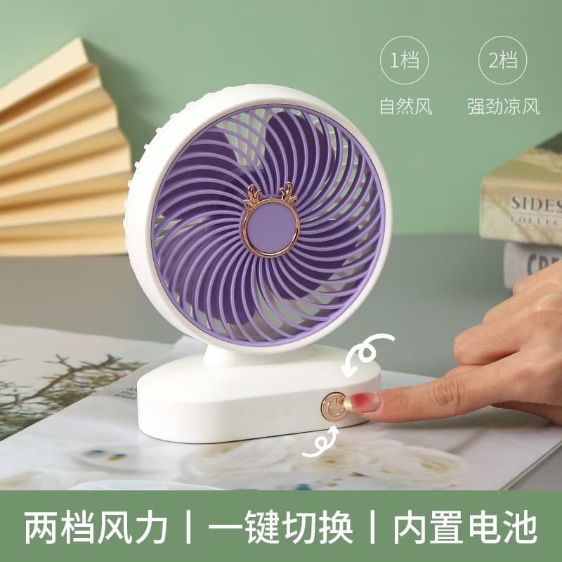 (Cross-border trading), (Wholesale), small table air fan, new collection, Birthday gift, with your logo imprint 3