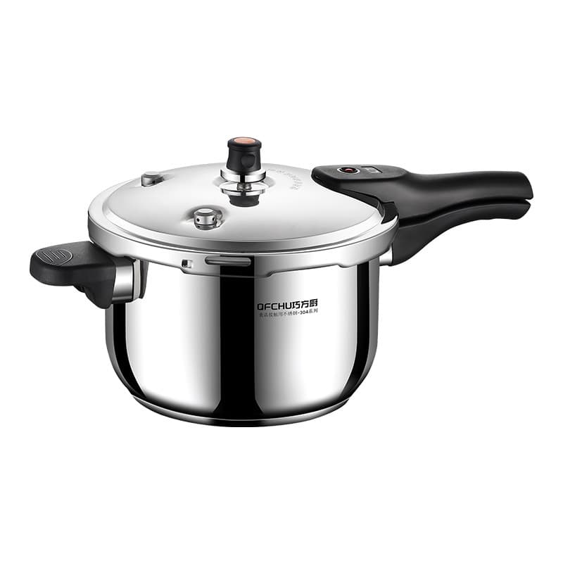 304 stainless steel pressure cooker for household use, extra thick safety explosion-proof pressure cooker, induction cooker, gas stove, universal 20/24cm 5