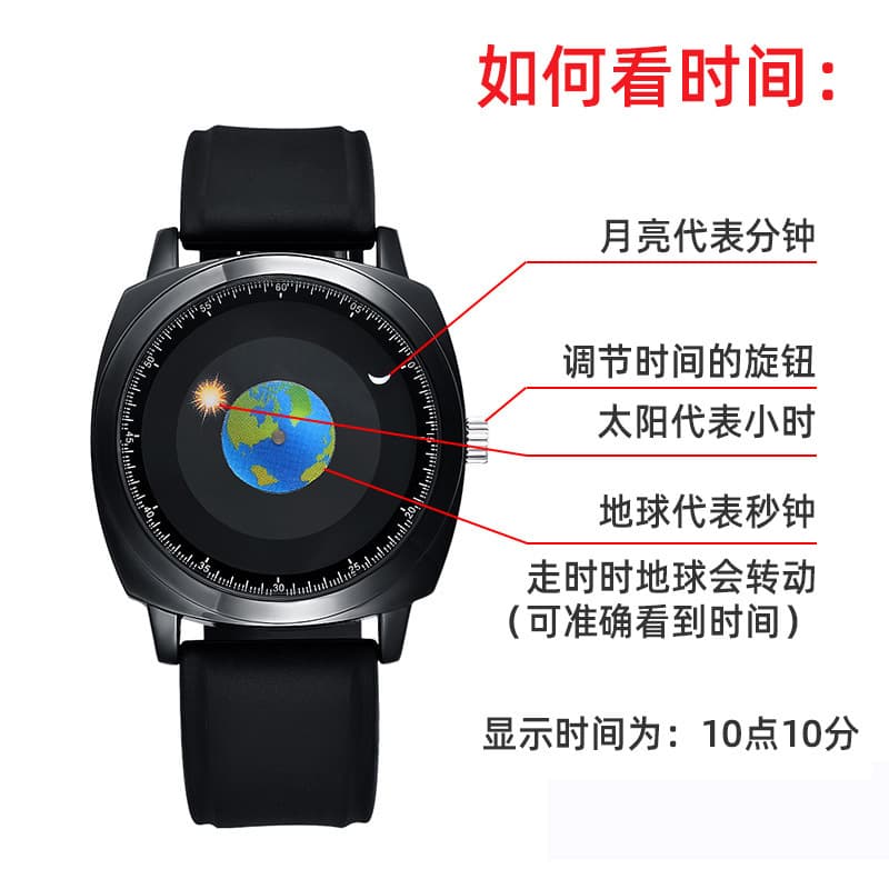 (Cross-border trading), quartz fashionable waterproof men's watch, Birthday gift 4