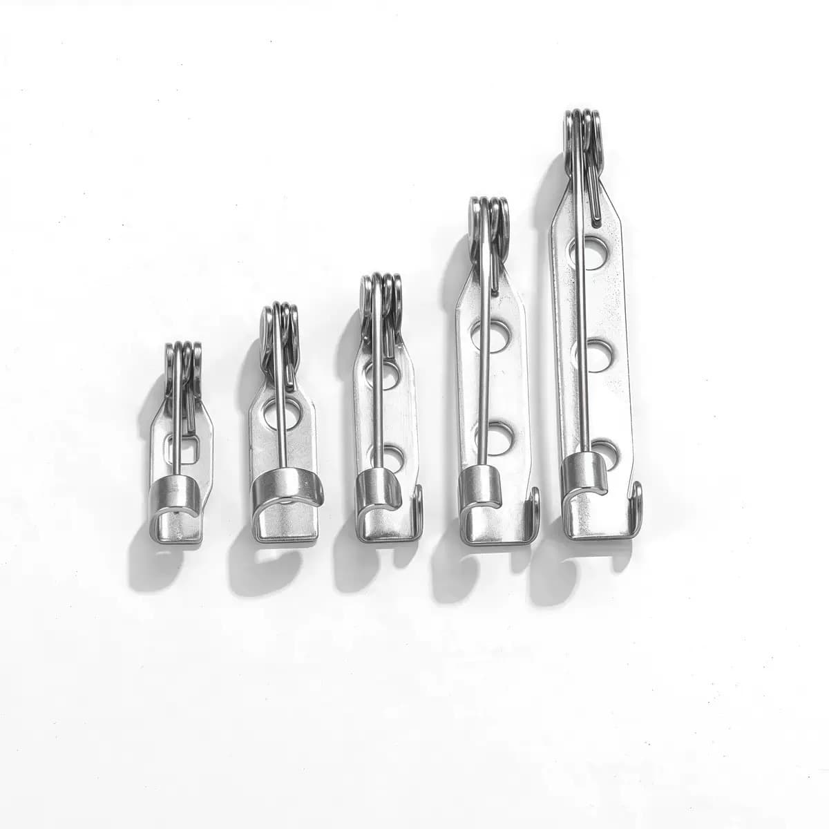 Brooch stainless steel, lock, waterproof pin, badge, accessory, accessories, DIY 3