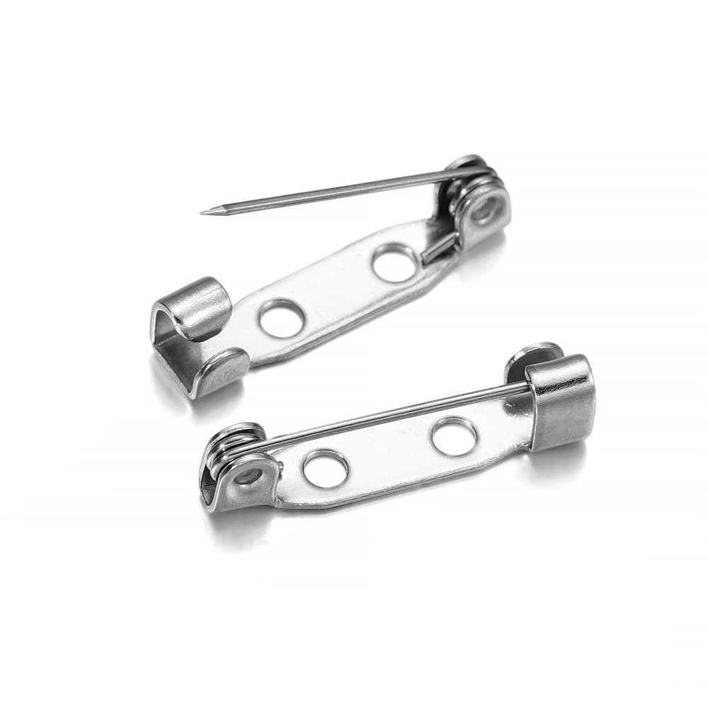 Brooch stainless steel, lock, waterproof pin, badge, accessory, accessories, DIY 5