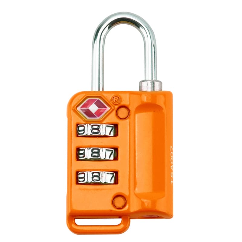 Munkees small padlock customs lock tsa password lock suitcase anti-theft wire consignment customs clearance travel backpack lock 5