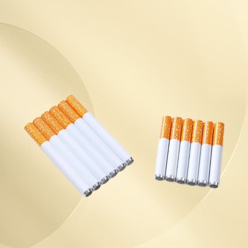 Ruian manufacturers sell cross-border products with 78mm55mm long metal cigarette shape pipes 1