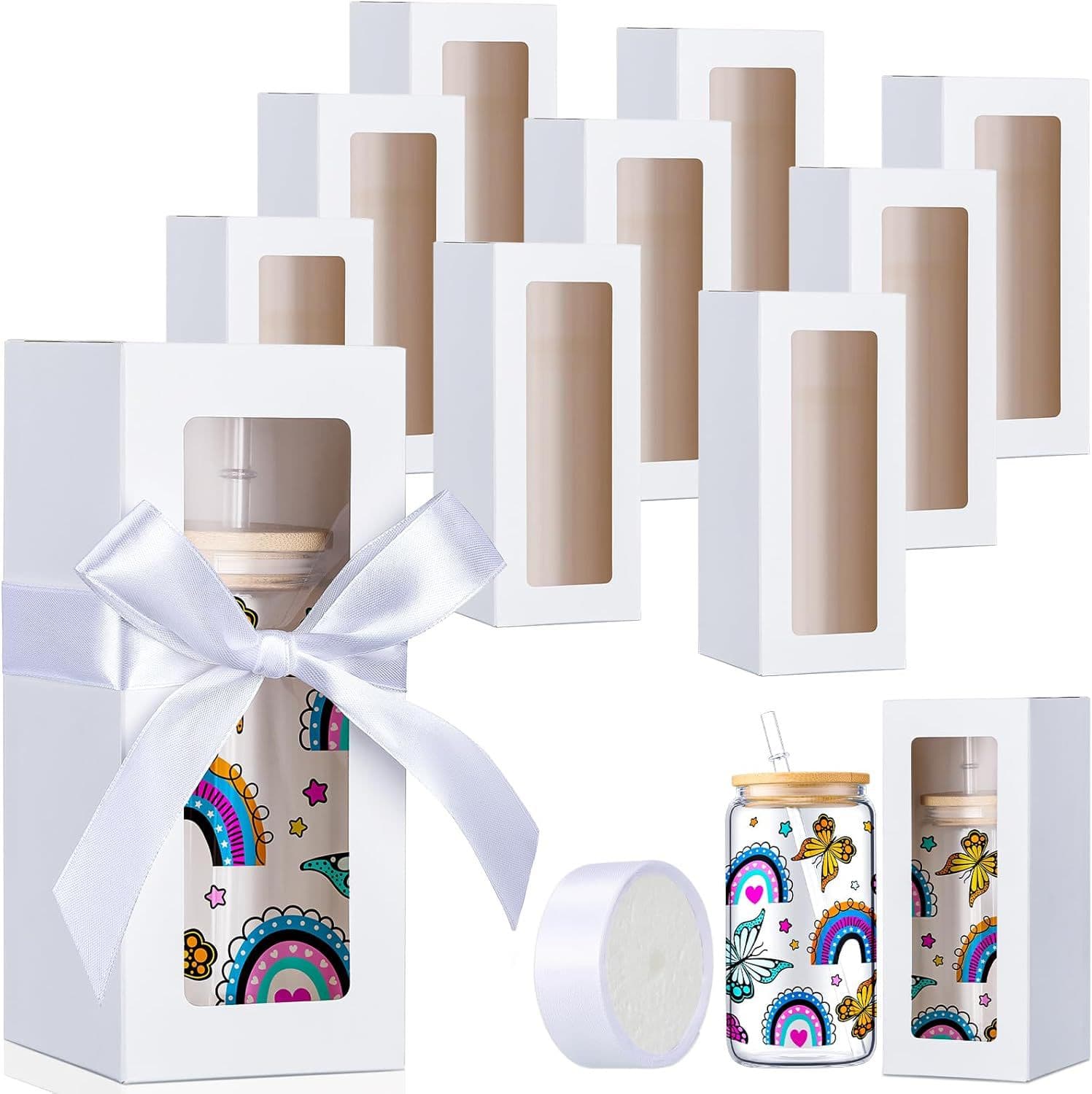 (Cross-border trading), transparent rectangular gift box, Birthday gift 1