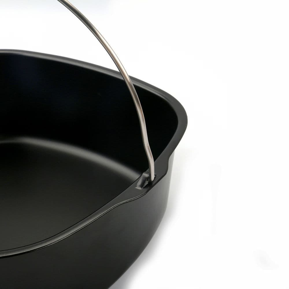 Cross-border air fryer accessories liner household air fryer stainless steel baking pan bread fries non-stick baking pan 3