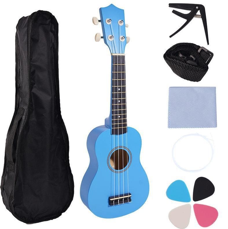 Ukulele with a score, guitar for beginners, handheld musical instruments, 21 inch 4