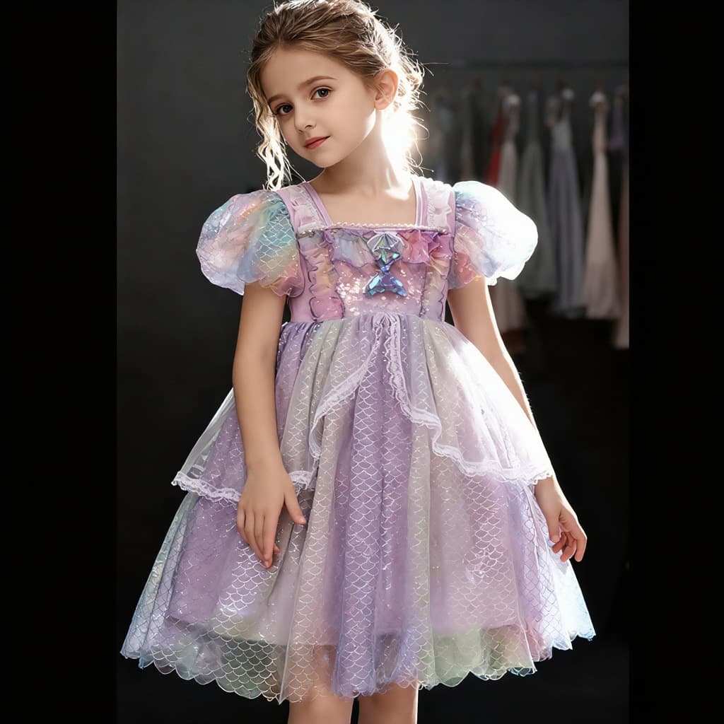 (Cross-border trading), children's small princess costume, dress, summer suit, special occasion clothing, cosplay 3