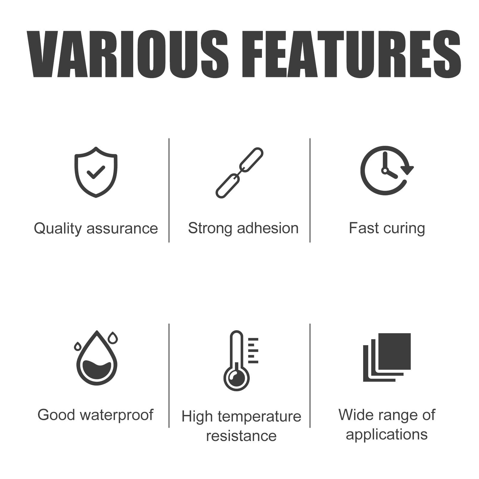 Jue-Fish Universal wooden glass transparent quick dry waterproof glue 2