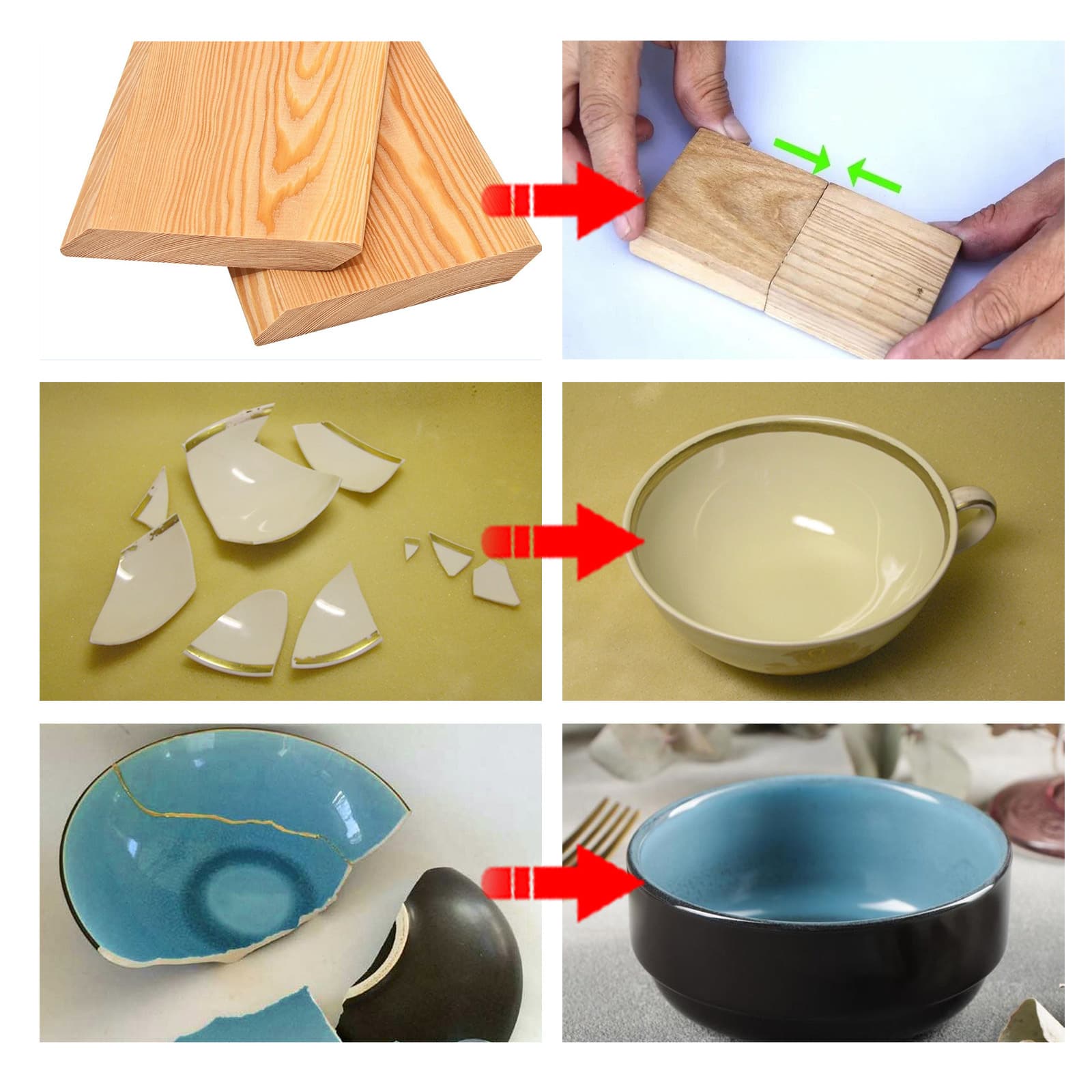 Jue-Fish Universal wooden glass transparent quick dry waterproof glue 4