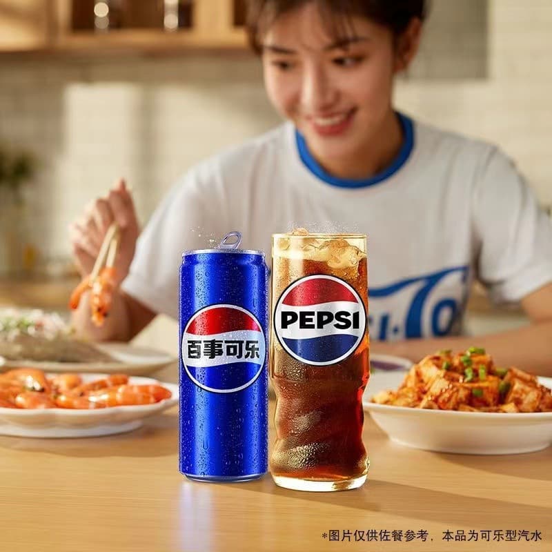 Pepsi Canned Soda 330ml x24 Bottles 4