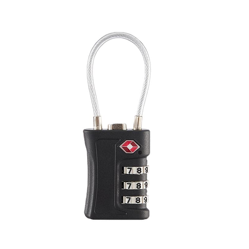 Customs Lock Travel Luggage Locker Gym Color Matching Wire Rope TSA Customs Password Padlock Password Lock 6