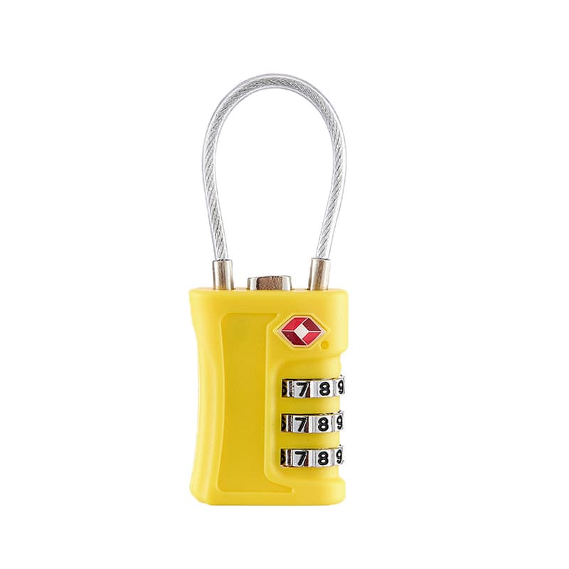 Customs Lock Travel Luggage Locker Gym Color Matching Wire Rope TSA Customs Password Padlock Password Lock 8