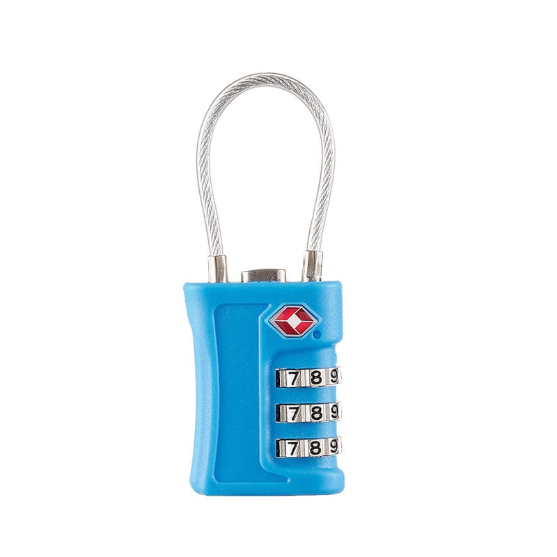 Customs Lock Travel Luggage Locker Gym Color Matching Wire Rope TSA Customs Password Padlock Password Lock 9