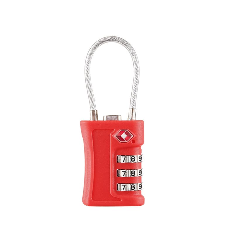 Customs Lock Travel Luggage Locker Gym Color Matching Wire Rope TSA Customs Password Padlock Password Lock 10