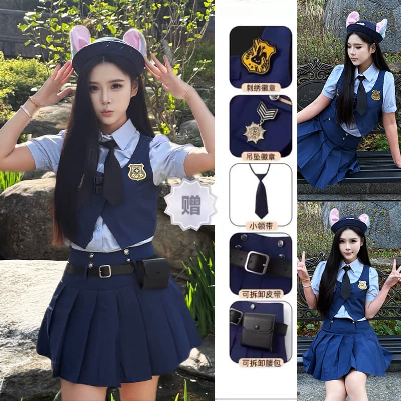 Rabbit for adults, police officer, cosplay 2
