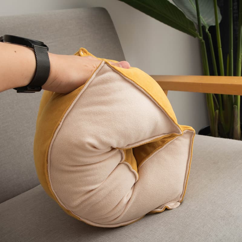 Waist support lumbar support office lumbar pillow cushion cushion solid color sedentary waist support office chair lumbar cushion simple 2