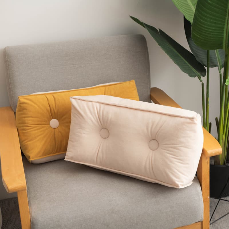 Waist support lumbar support office lumbar pillow cushion cushion solid color sedentary waist support office chair lumbar cushion simple
