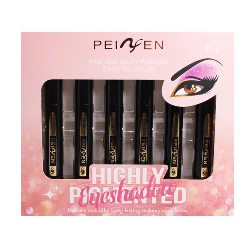 Cross-border beauty PEINIFEN eye shadow set box, fine glitter matte highlighter eye shadow stick Eyeshadow 5