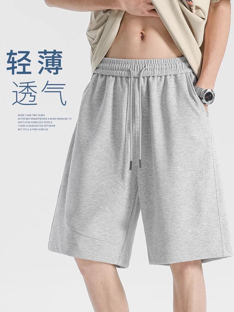 Summer shorts, basketball sports thin trousers, American style, loose straight fit