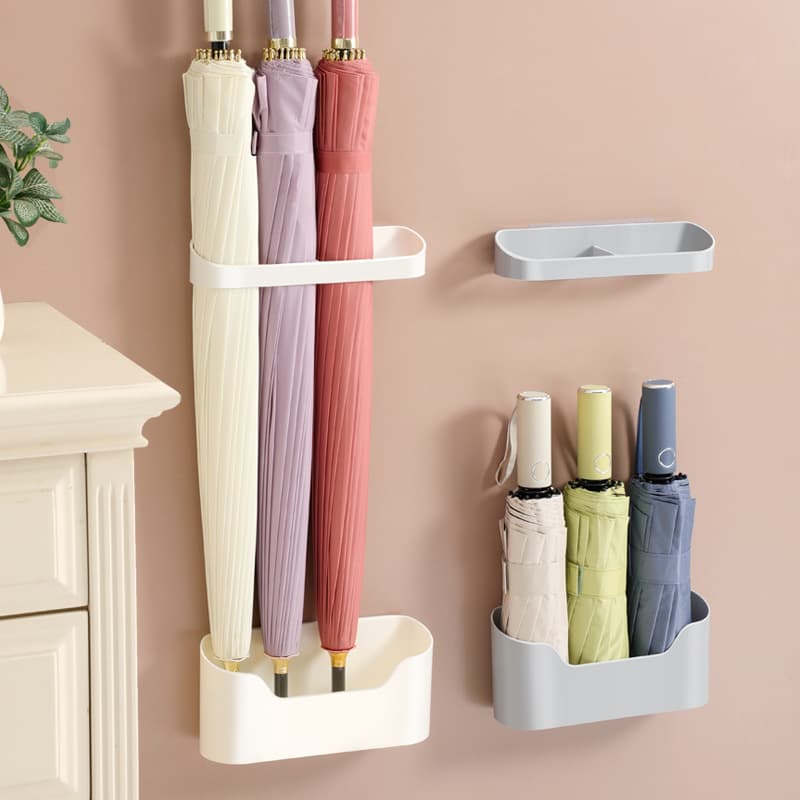 Umbrella, storage system for home use, drying rack with umbrella holder 1