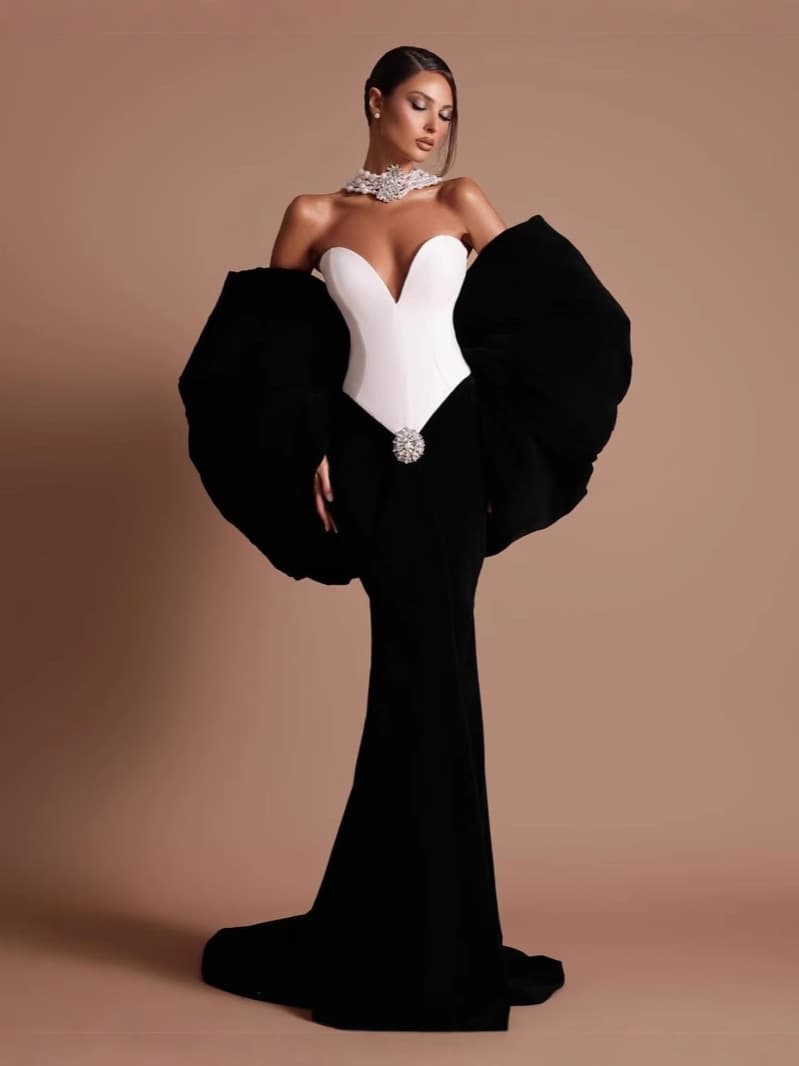 (Cross-border trading), colored tube top, fashionable dress, elastic bandage, European style, hip-accented 1