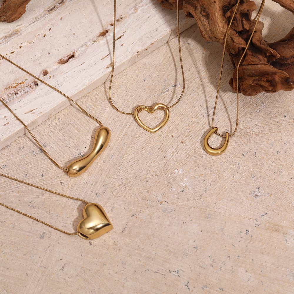 (Cross-border trading), pendant stainless steel, necklace, fashionable brand chain, french style, high-quality style, European style 3