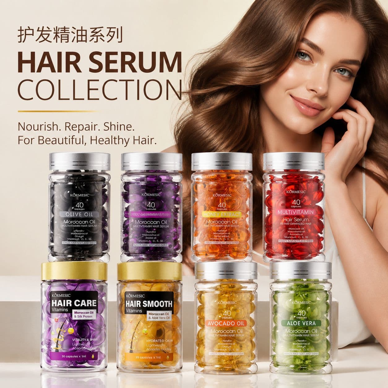Fragrant conditioner contains rose, vitaminised hair oil