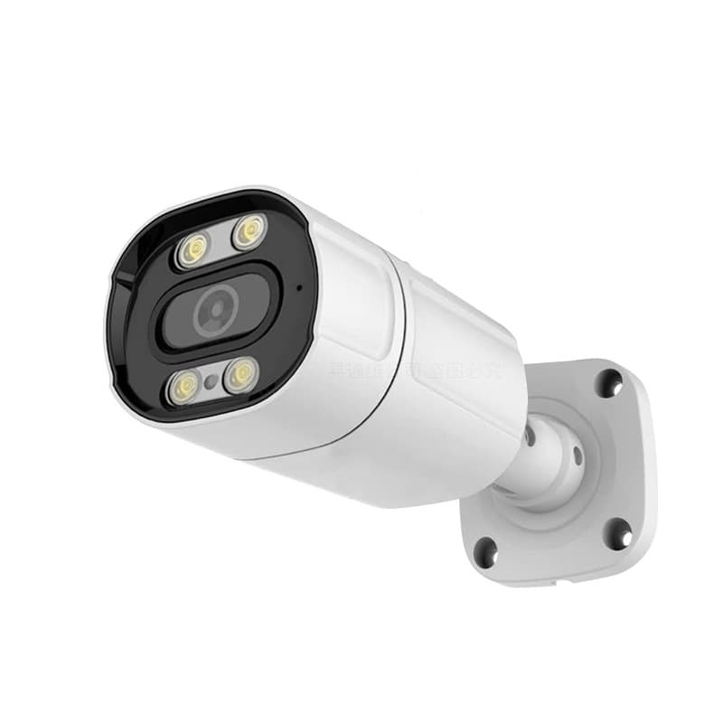 Junzheng HD home surveillance full color 4K network POE camera audio H.265 metal camera ONVIF 5
