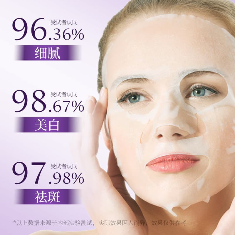 Moisturizing brightening monolithic face mask, oil sheen control 4