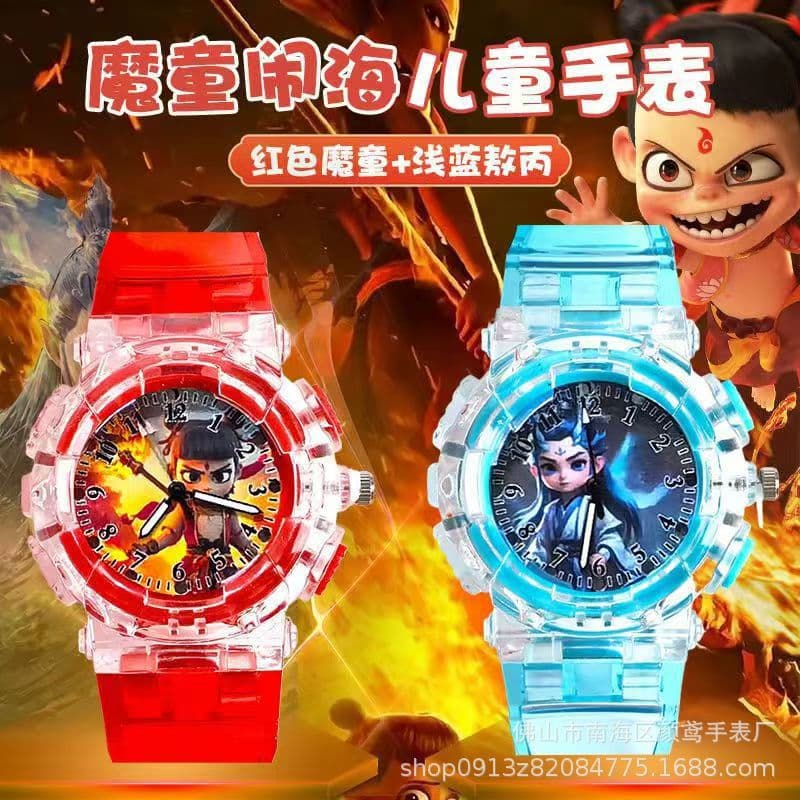 Children's watch for kindergarten, flashing quartz toy, new collection, fall protection 2