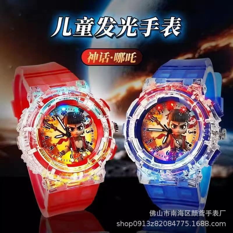 Children's watch for kindergarten, flashing quartz toy, new collection, fall protection 3