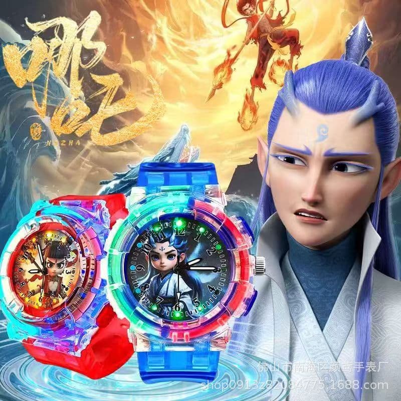 Children's watch for kindergarten, flashing quartz toy, new collection, fall protection 4