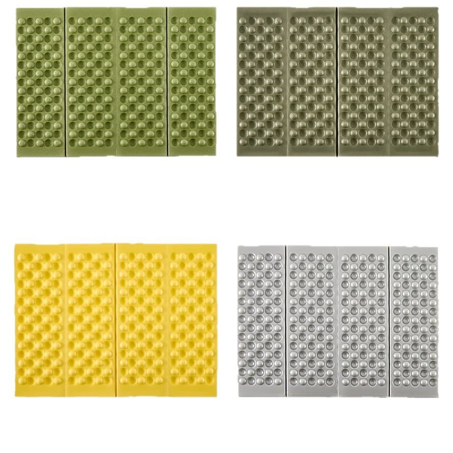 XPE outdoor portable folding small seat cushion honeycomb egg groove pad thickened aluminum mold moisture-proof floor mat mat fishing pad 5