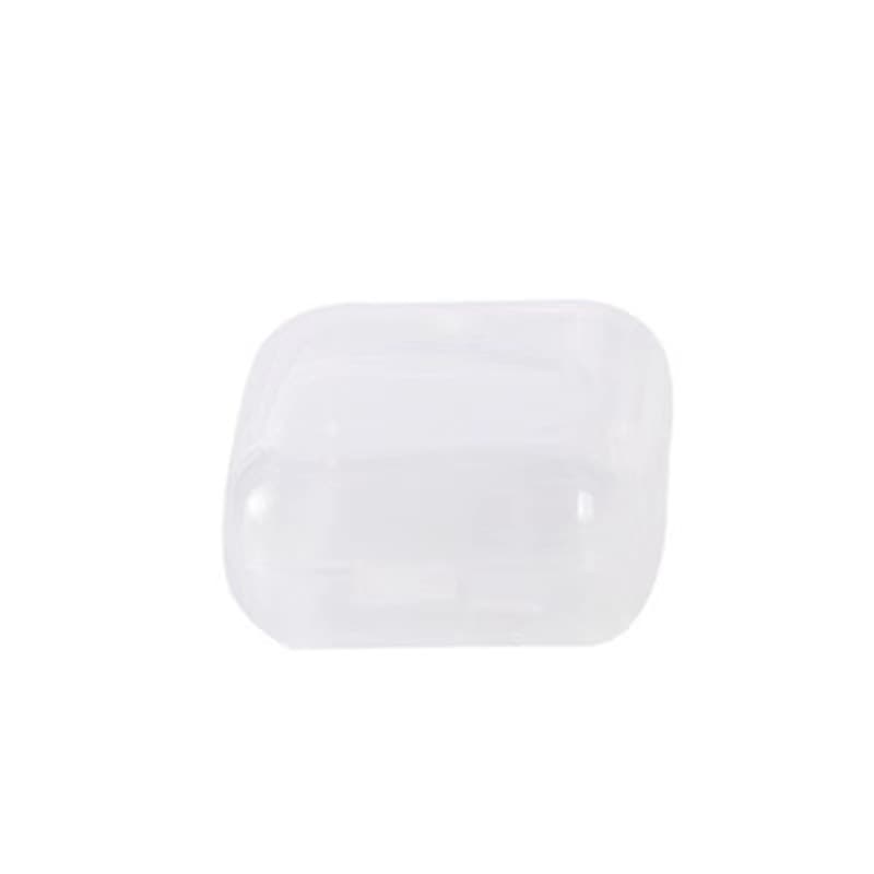 Small square transparent storage box, plastic accessory 5