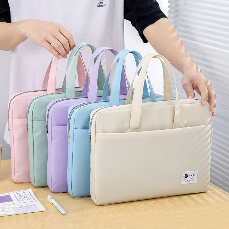 Fashionable handheld three dimensional fresh laptop for documents, business version