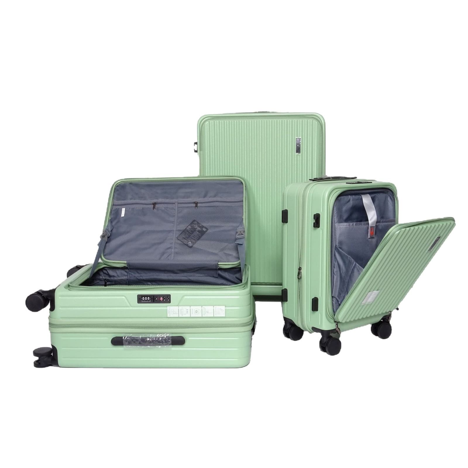 Universal suitcase on wheels, box, 24 inch, 20 inch 5