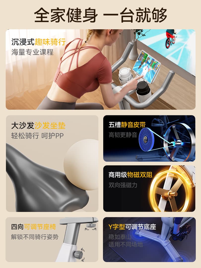 Dynamic bike, sports equipment for gym, Germany 3