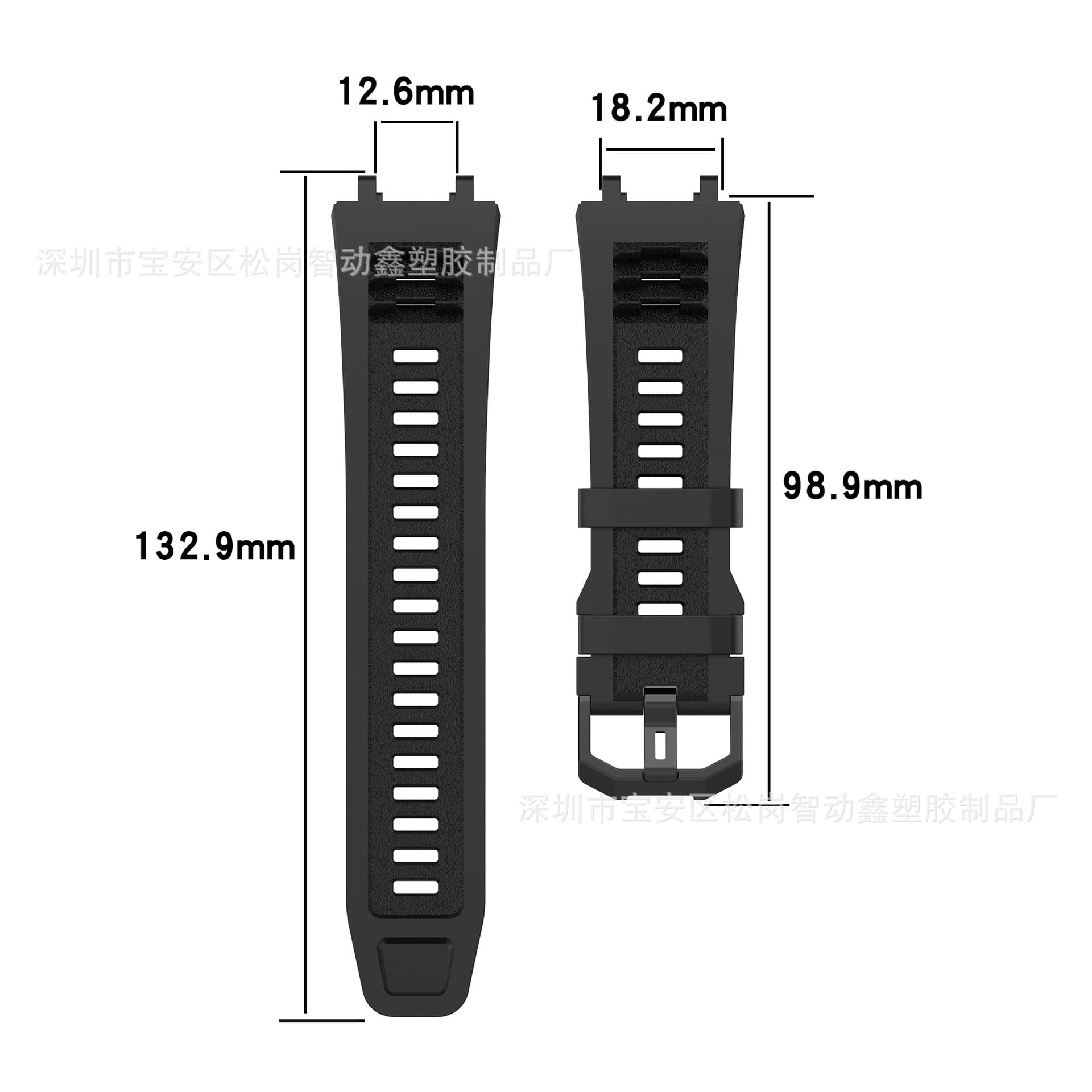 Suitable for Yuewo Amazfit T-Rex2 official same silicone strap Huami Amazfit T-Rex2 strap 5