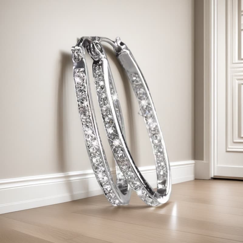 Shiny universal design earrings, Korean style, high-quality style 3